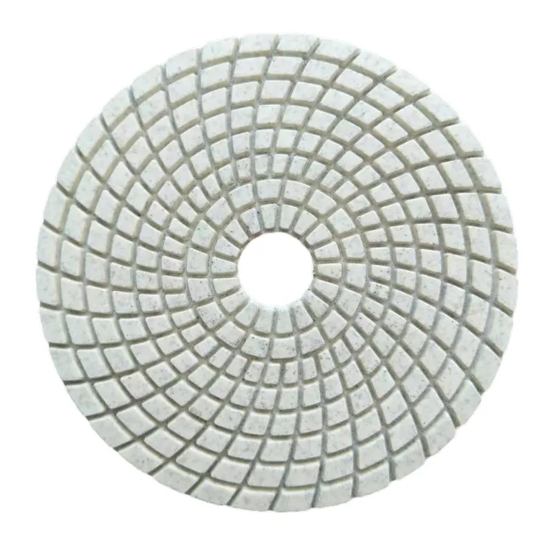 China fornecedor 5 polegadas microfibra molhado polimento diamante almofadas 125mm para mármore pedra granito
