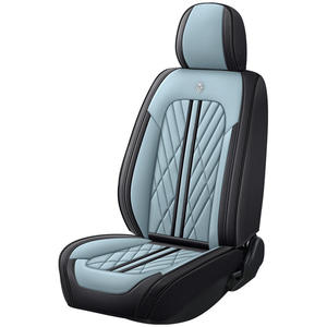 Evrensel Nappa deri araba koltuk minderi kapak dört mevsim tam Surround yumuşak yeni araba klozet kapağı Model X için - Product Image 1