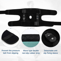 Genouillère de compression avec stabilisateurs latéraux pour la course, le sport et la récupération articulaire - Vente en gros
