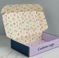 Boîtes d'expédition en carton ondulé personnalisées avec logo imprimé, pliables, en gros
