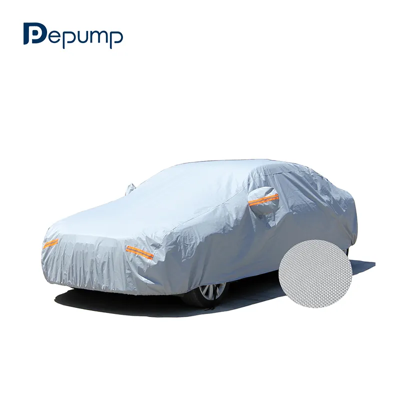 गर्म बेचने PEVA कपास अस्तर सभी मौसम संरक्षण कार कवर बारिश सूरज बर्फ धूल निविड़ अंधकार कार कवर