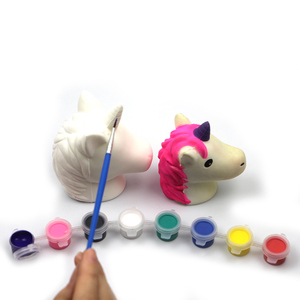 Juguetes Squishies DIY Divertidos y Populares 2020, Juguetes de Peluche de Ascenso Lento Pintables para Niños, Educativos - Product Image 1