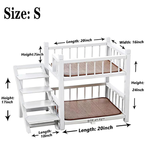 Litera para gatos con escaleras, cama extraíble de doble capa para mascotas para gatos pequeños/medianos/grandes, sofá para mascotas de Interior para cabecera - Product Image 2