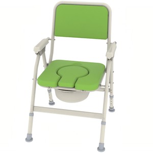 Silla de Inodoro Plegable de Acero con Alto Contenido de Carbono, Soporta 300 Libras, Taburete para Inodoro para Uso en Rehabilitación Domiciliaria - Product Image 1