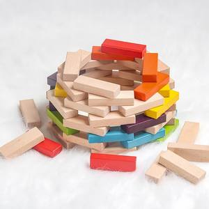 Bloques de Construcción de Madera Apilables, Juego de Bloques, Juguete Educativo de Construcción, Castillo de Equilibrio, Juguete DIY para Niños - Product Image 4