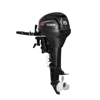 Offre Spéciale 40HP 2 temps moteurs hors-bord à essence nouvelle condition matériau de coque en aluminium Durable pour moteur de bateau gonflable