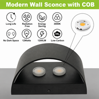 Applique murale LED moderne en aluminium, éclairage mural intérieur haut/bas, lampe murale G9 câblée pour salon, chambre, couloir