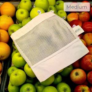 Bolsas de malla gruesa de algodón orgánico, productos personalizados, conjunto de 3 unidades, <span class=keywords><strong>2022</strong></span> - Product Image 2