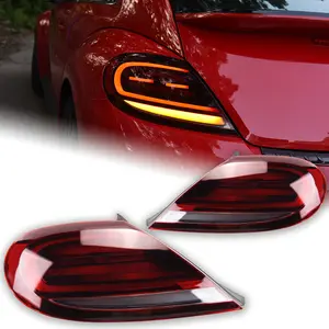 Araba ışıkları VW Beetle için Led kuyruk lambası 2012-2020 dinamik sinyal kuyruk işık animasyon arka Stop fren ters oto aksesuarları