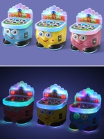 Marteaux de jeu d'arcade commerciaux à pièces pour enfants de haute qualité pour le divertissement