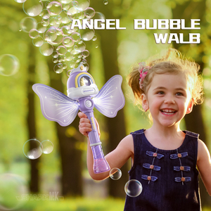 Explosivo Ángel burbuja varita de mano niños pro-interactivo juguete luz sonido automático burbuja máquina - Product Image 5