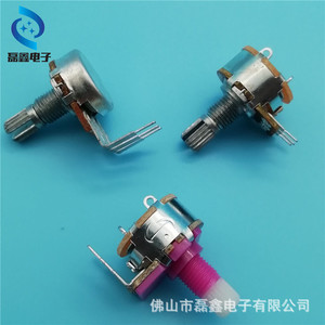 Potentiomètre rotatif 149 à résistance réglable B1K B10K B250K avec actionneur moleté 1 canal filetage M8x0.75 - Product Image 3