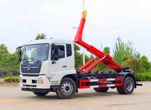 Sanitation Used DONGFENG Right Steering 14m3 Hook Lift Refuse Collection Garbage Transport Truck - Product Image 2