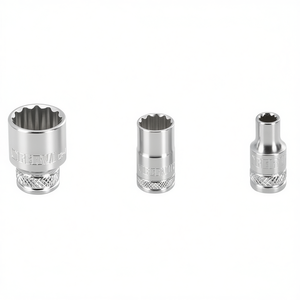 Llave de vaso poligonal Fervi, serie normal, 12 puntas, acero al cromo vanadio, para reparación automotriz - Product Image 2