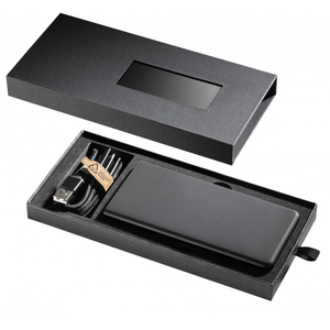 Прямая поставка с фабрики на заказ 5000 мАч тонкий светодиодный логотип беспроводной Power Bank высокой емкости литиевая батарея функция быстрой зарядки наружного использования - Product Image 5