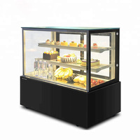 1.2 Mètres Base en Marbre Refroidisseur de Gâteau Vitrine Vitrine Congélateur de Stockage de Gâteau