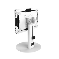 Support de tablette universel de bureau inclinable et pivotant à hauteur réglable avec suivi intelligent, boîtier métallique pour tablette, IA