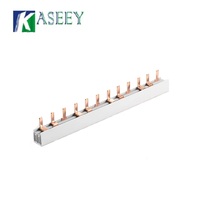 Bloques de terminales de barra colectora de cobre tipo C45 para disyuntores de 50A/63A/80A/100A, equipo de distribución de energía para el hogar