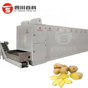 Shouchuang Automatic Spices Dryer Machine PLC Control Dry Alho Cebola Ginger Drying Machine