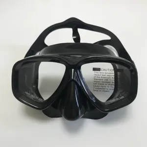 High Quality Durable Professional Silicone Full Face Mask Adjustable Tape Scuba Diving Goggles