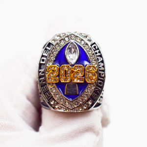 La première bague de championnat commémorative pour les fans de football américain, édition 2026, en alliage pour hommes, à être lancée - Product Image 1