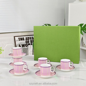 High End Souvenir <strong>Espresso</strong> <strong>Cup</strong> Six <strong>Cups</strong> Six Plates Set Home Banquet Dinner Party Afternoon Tea <strong>Cup</strong> - Product Image 4