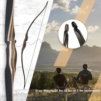 Tir à l'arc Old Mountain Nouveau Style 48 "Flash Arc traditionnel Tir à l'arc Tir à l'arc en bois Jeunesse Arc Longbow Chasse