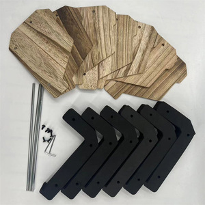 Wooden Toy Gun Display Rack With EVA Foam Inserts 4 6 Compartment Storage Organizer For Hobby Collection - Product Image 4