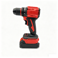 Perceuse à percussion électrique sans fil 40 N.m Mini Canon en Acier, Batterie Lithium 21V 1.3Ah, Mandrin 10mm, Portable, Moteur Brushless OEM
