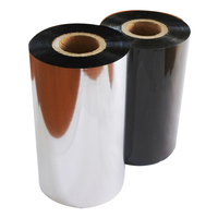 Personalizado de oro de transferencia térmica Etiqueta de código de barras impresoras rojo cinta jumbo rollo de calor de papel
