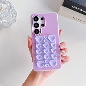 <span class=keywords><strong>Coque</strong></span> de téléphone 2-en-1 mignonne en forme de cœur avec ventouse pour <span class=keywords><strong>Samsung</strong></span> <span class=keywords><strong>Galaxy</strong></span> A05 A06s A35 A36 A55 M35 A51 A34 A52, antidérapante, cadeau pour fille - Product Image 2