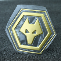 Écusson thermocollant personnalisé de haute qualité en TPU métallisé dégradé, emblème, étiquette de transfert thermique haute fréquence, badge d'équipe pour vêtements