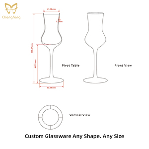 Set di Bicchieri per <span class=keywords><strong>Grappa</strong></span> in Cristallo, Calici per Schnaps, Bicchieri a Tulipano per Degustazione, Calici per Brandy, Liquore, Rum, Bicchieri Trasparenti per Degustazione Vini, Bicchierini <span class=keywords><strong>da</strong></span> Shot - Product Image 5