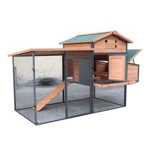 Produit pour animaux de compagnie bon marché cage à poulets d'extérieur poulailler en bois avec nichoirs à poulets - Product Image 1