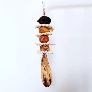 Hot Bán Bán Buôn Chim Nhai Đồ Chơi Treo Con Vẹt Đồ Chơi Gỗ Tự Nhiên Ngô Ngô Chim Chew Đồ Chơi - Product Image 6