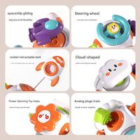 Centre d'activités Montessori 6-en-1 pour bébés et tout-petits : Jouet éducatif interactif pour développer la motricité fine – Cadeau idéal