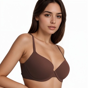 Tâng bốc liền mạch mỏng-<span class=keywords><strong>top</strong></span> Thick-bottom đúc cup push-up mịn bên tấm áo ngực cho phụ nữ - Product Image 5