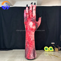 Modèle gonflable personnalisé de palmier pour Halloween, thème horreur, accessoires de décoration publicitaire pour événements avec souffleur, en tissu Oxford