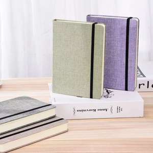 A buon mercato semplice colore solido B6 Notebook con cinturino a mano su misura <span class=keywords><strong>libro</strong></span> Account mezza pagina vuota <span class=keywords><strong>per</strong></span> la scuola LOGO stampato - Product Image 2