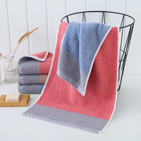 Serviettes de toilette élégantes pour adultes, serviettes de bain en coton de luxe, serviettes de visage décoratives à carreaux, très absorbantes, qualité supérieure, tissées