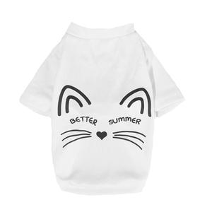 Ropa simplemente básica para mascotas, camisas con estampado elegante <span class=keywords><strong>de</strong></span> verano para perros, camiseta, ropa para mascotas, ropa transpirable <span class=keywords><strong>de</strong></span> diseñador para perros - Product Image 2