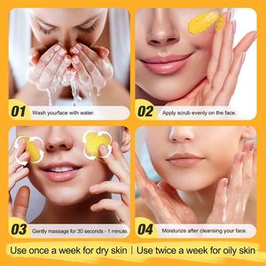 Exfoliante Facial de Cúrcuma y Vitamina C para el Cuidado de la Piel, 120g, Marca Privada, Limpieza Profunda, Elimina Imperfecciones, Venta al Por Mayor - Product Image 6