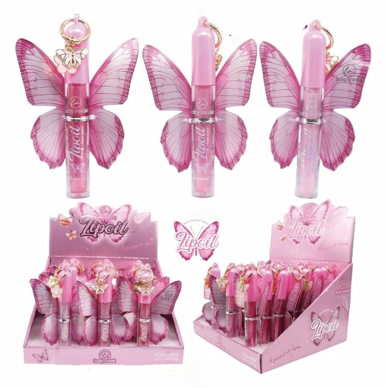 Wholesale lip gloss butterfly-Buy Best lip gloss butterfly lots
