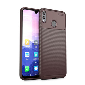 Silicone Business uomini d'affari fibra di carbonio Texture Business cassa del telefono cellulare per Huawei <span class=keywords><strong>Honor</strong></span> - Product Image 3
