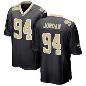 Maillots de football américain personnalisés 2026 noirs New Orleans, uniformes brodés pour jeunes, vêtements de sport avec logos - Product Image 6