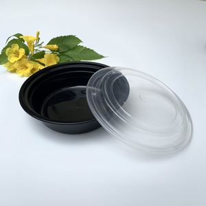 Conteneur de stockage rond de 425 ml, compatible micro-ondes, pratique pour emporter, bol à riz, soupe, boîte alimentaire en plastique PP - Product Image 6