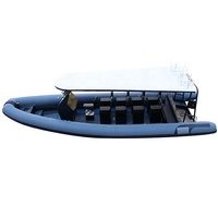Bateaux pneumatiques RHIB 860 de 28 pieds avec coque en aluminium et Hypalon à vendre
