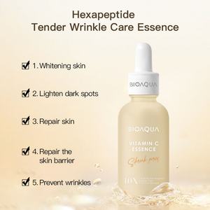 Suero Facial Orgánico para el Cuidado de la Piel de Marca Privada, Aclarante, Antimanchas, con Vitamina C y Ácido Hialurónico - Product Image 4