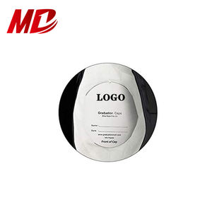 Vente en gros Chapeau <span class=keywords><strong>de</strong></span> graduation noir brillant Bonnet <span class=keywords><strong>de</strong></span> graduation et pompon pour enfants - Product Image 3