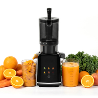 Exprimidor Lento Eléctrico de Naranjas al por Mayor de Fábrica, Exprimidor Lento de Prensado en Frío para Verduras y Frutas, Automático para Uso Doméstico